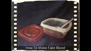 DIY (edible) Fake Blood