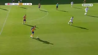 George Lapslie scores the first goal against Walsall