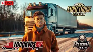 TRUCKERSMP LIVE | ETS2 LIVE | HINDI GAMEPLAY | INDIAN CARRIERS | RUDRA YT LIVE #ets2 #live