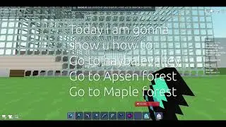 Tutorial how to get to Aspen Forest Maple Woods Haybale valley step by step Tutorial