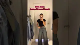 H&M Latest Jeans Collection &hearts;️ #haul #jeans #shorts #trending #viralvideo