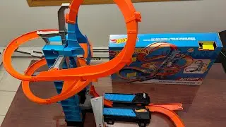 Hot Wheels Sky Crash Tower Track Set &mdash; распаковка, демонстрация и обзор