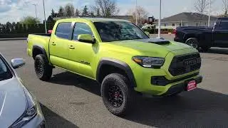 2022 Toyota Tacoma TRD Pro in Electric Lime