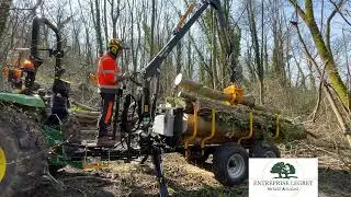 Nouveaut&eacute; mat&eacute;riel : remorque/grue foresti&egrave;re
