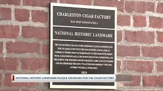 National Historic Landmark plaque unveiling for the Cigar Factory