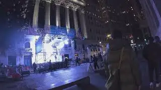 New York Stock Exchange AMAZING NIGHT VIEW NEW YORK USA