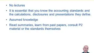 Relevant Accounting Standards - ACCA Advanced Audit and Assurance (AAA)