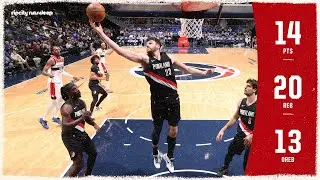 Donovan Clingan Sets an NBA Season Record of 13 Offensive Rebounds vs Wizards | January 27th, 2026