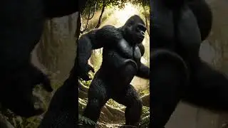 KING OF THE JUNGLE! 🦍 Massive Silverback Gorilla Emerges from Mist | Cinematic AI Short