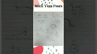 Stick Yoga Poses #yoga #yogaquotes #yogadrawings #shorts
