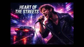 Heart of the Streets – Epic 80s / 90s Arena Rock Anthem (Neon Synth & Guitar) / #80srock
