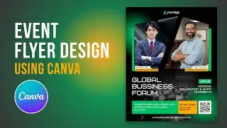Create Professional Event Flyer in Canva | Webinar, Conference & Workshop Design Tutorial