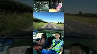 Speed fault on the driving test in Great Britain. #mocktest