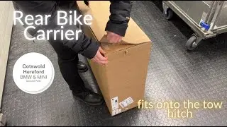 BMW Genuine Rear Bike Cycle Rack Towbar Mount Carrier System Unboxing
