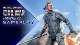 Marvel's Avengers - Gameplay Hawkeye Marvel Studios&rsquo; CA:CIVIL WAR Movie Outfit/Skin [PC 1440p 60FPS]