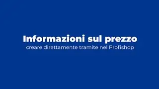 Generare informazioni sui prezzi per i clienti finali