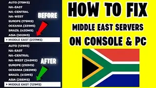 Fix Fortnite Server Lag in South Africa (Middle East Servers 2025)
