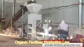 semi automatic organic fertilizer production plant reliable running easy maintenance