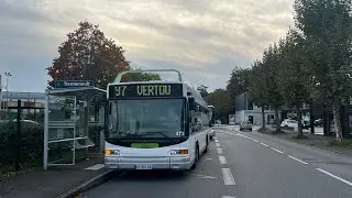 TAN - Kickdown Heuliez Bus GX 317 GNV €3 ZF n*473 sur la ligne 97