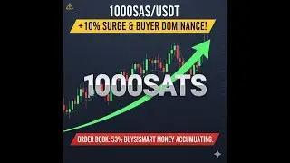 Beyond the Hype: Analyzing 1000SATS/USDT's Measured Uptrend and Strong Demand#trading #binance