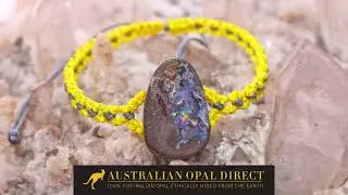 Boulder Opal Bracelet for Sale, Blue  Opal Bracelet - Australian Opal Direct | Worldwide Shipping