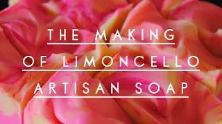 Making Limoncello Artisan Soap | Mini Drop Swirl | Avery Grey Soapery