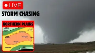 LIVE STORM CHASER: Severe Weather Outbreak W/Tornadoes In The Northern Plains