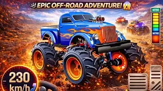 Monster Truck Mega Ramp Impossible Driver - Monster Truck Mega- Android #mega @Promode07