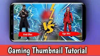 How to Make Gaming Thumbnail On Android | Gaming Thumbnail Kaise Banaye (2021)