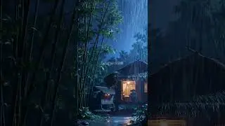 Bamboo Forest Rain ASMR &ndash; Thunderstorm & Wind Sounds for Relaxation, Focus, and Sleep