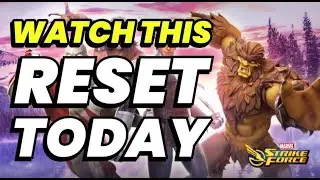 WATCH BEFORE RESET TODAY! RETURN OF S.W.O.R.D! SASQUATCH MONTH! ILLUMINATI | MARVEL Strike Force