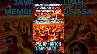 Orang Kafir dan Penghuni Neraka Memohon-Mohon Kepada Allah SWT #feedshorts #neraka #dakwahislam
