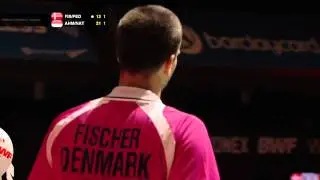 QF - XD - J.FISCHER NIELSEN/C. PEDERSEN vs T.AHMAD/L.NATSIR - Yonex BWF World Champs '11