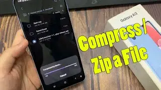 Samsung Galaxy A13: How to Compress / Zip a File