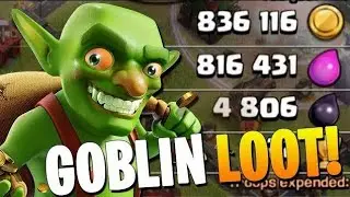 GOBLINS ARE OP!! - TH10 EASY Farming - Clash of Clans - Cheapest Farming army