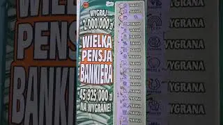 #106 || Wielka Pensja Bankiera 💥60 zł🎉🥳 #wygrana #zdrapkilotto #zdrapka