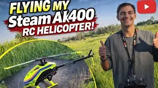 Steam AK400 RC Helicopter Flight! 🚁 Smooth, Stable & Fun to Fly