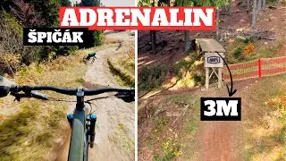 Zum ERSTEN MAL im BIKEPARK ŠPIČÁK I 2x CHRASH I Mein bisher größter DROP