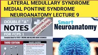Lateral Medullary Syndrome and Medial Pontine Syndrome |Double A Fcps Notes |Neuroanatomy lecture 9