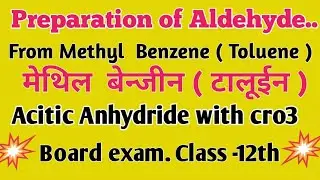 preparation of aldehyde by CrO3 with acitic anhydride