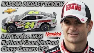 NASCAR Diecast Review ep.841| Jeff Gordon 2024 National Guard/DuPont Chevy Camaro 1:64