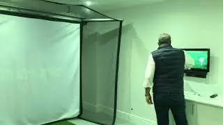 Garage Golf Simulator Installation