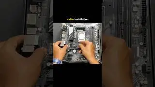 NvMe Installation on Gigabyte Motherboard #shorts