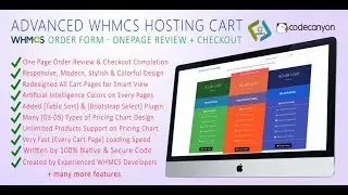 Full - All Features Demo Video of WHMCS Hosting Cart Order Form