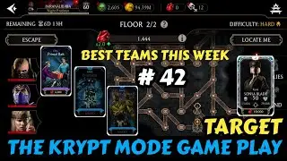 Mk Mobile | Krypt Mode Game Play | Level Hard Bosses Ep 42