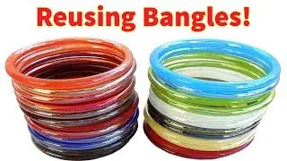 Amazing Way to Reuse Old Bangles || DIY Flower Vase || Best Out of Waste 5 Minute Craft