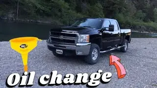 Oil change on diesel truck(6.6 duramax) EASY TO FOLLOW GUIDE