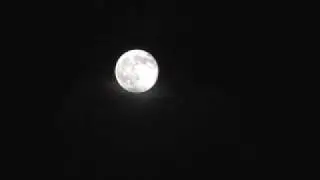 STRANGE OBJECT FLYING ACROSS THE MOON