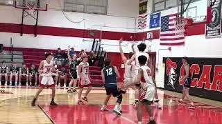 Nick Cutlip finishes off the pass from Ryan Leskauskas for Chatham
