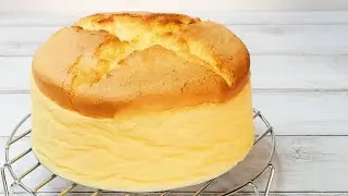 焼きっぱなしのほかほかスフレチーズケーキJapanese Souffle Cheesecake